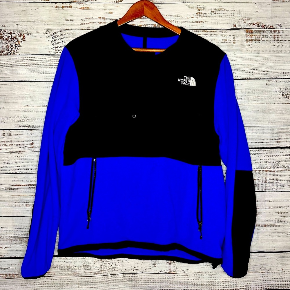 Men’s North Face Crewneck Pullover Sweater Blue